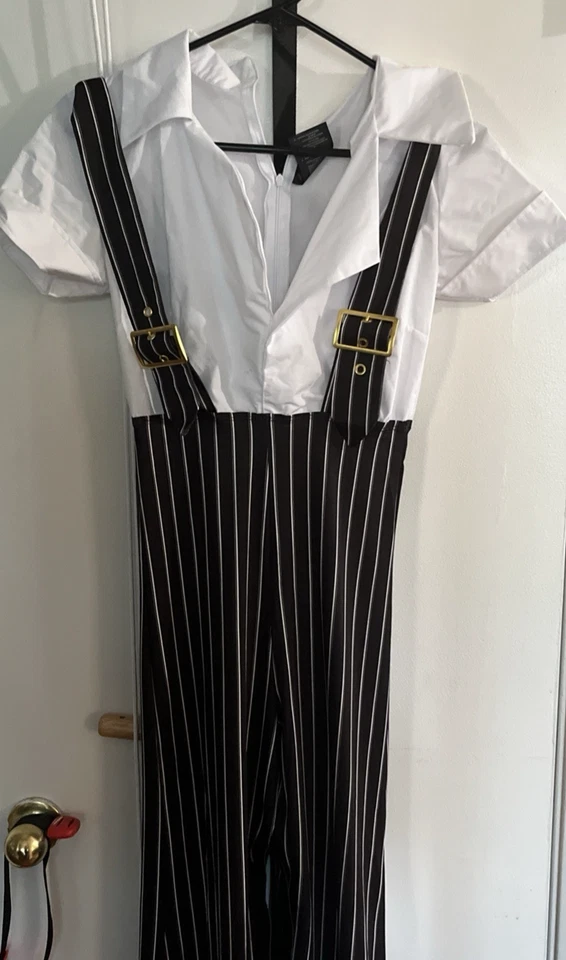 Womens size Small Brass Knuckle Betty Gangster Costume by Leg Avenue - Image 3 of 4