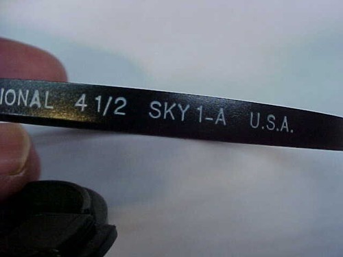 Used Tiffen 4 & 1/2 Inch Sky 1-A Filter USA - Picture 5 of 5