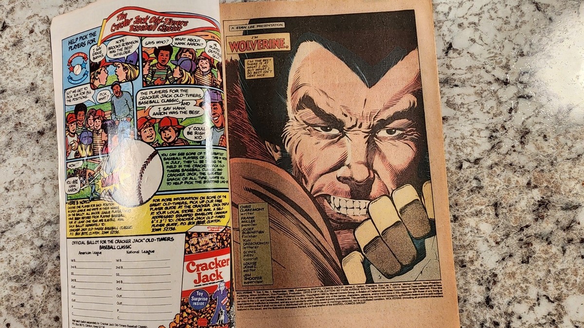 Marvel Comics Wolverine #1 1982 | eBay