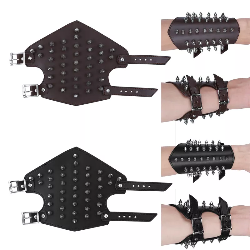 Studded Leather Arm Bracers