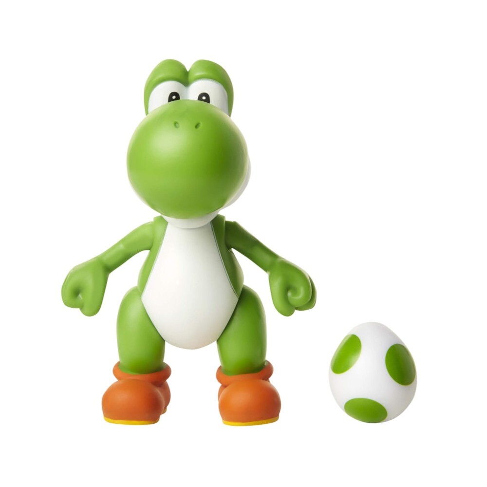 Nintendo Super Mario: 4-Inch Figure Green Yoshi With Egg By Jakks