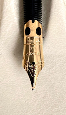 *RAR* Parker Sonett 18K Left Oblique Stub Ersatzfeder