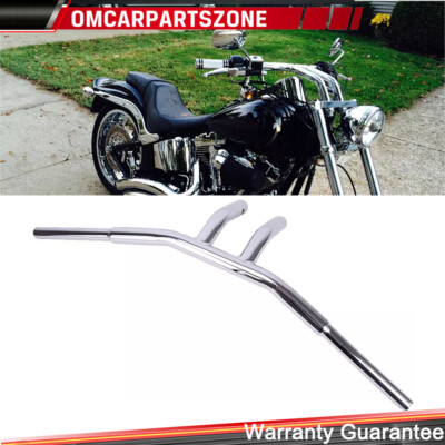 1-1/4'' T-Bar Motorcycle Fat Drag 8'' Riser Handlebar For Harley Dyna Wide Glide