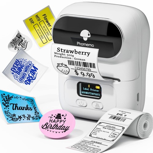 Phomemo M110 Label Maker Machine Thermal Bluetooth Label Printer sticker Printer - Picture 17 of 34