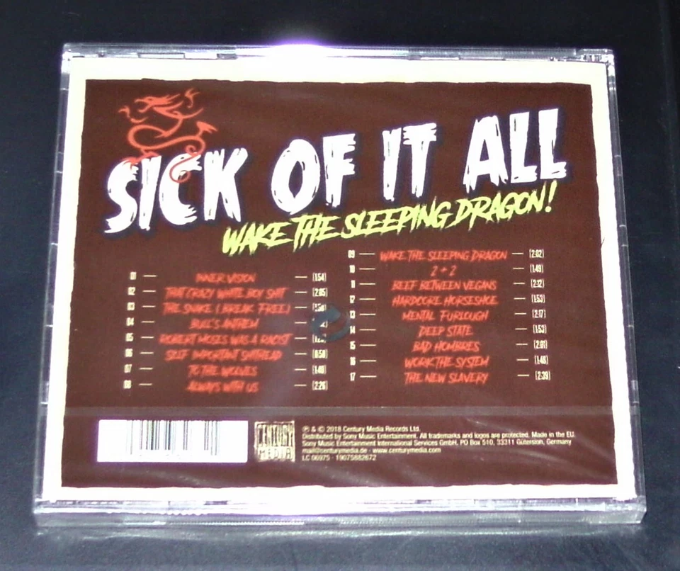 SICK OF IT ALL WAKE THE SLEEPING DRAGON! CD SCHNELLER VERSAND NEU & OVP - Bild 2 von 2
