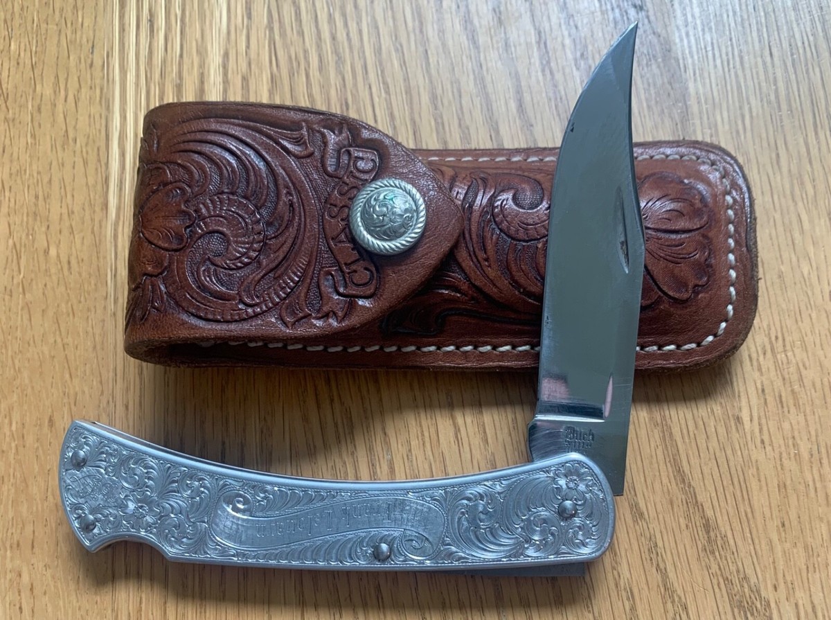 VINTAGE BUCK CLASSIC 111 KNIFE IN SHEATH D12 | eBay