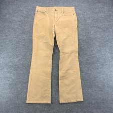 Loft Pants Womens 8 Beige Curvy Boot Cut Corduroy Stretch 5 Pocket Ladies 32x31