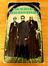 MATRIX RELAODED - VHS - 2003 - VILLAGE ROADSHOW PICTURES - VERY GOOD CONDITION