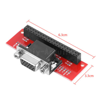 Hot Gert-VGA VGA666 DPI Dtoverlays Module Adapter For Raspberry Pi 3/Pi 2/B+/A+