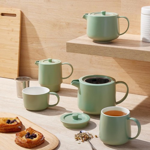 Maxwell & Williams Cafe Life Teapot With Infuser 1 Litre Seafoam Gift Boxed - Picture 6 of 7