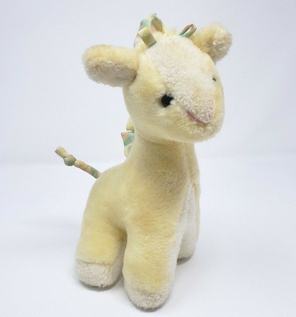 yellow giraffe stuffed animal