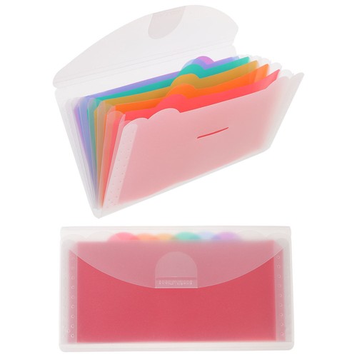2 Pcs Folder Ticket Storage Package Receipt Organizer Important Document Office - Picture 11 of 12