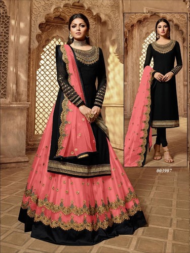 Abito vestito etnico Party Bollywood designer Kameez Salwar designer indiano Anarkali - Foto 6 di 9