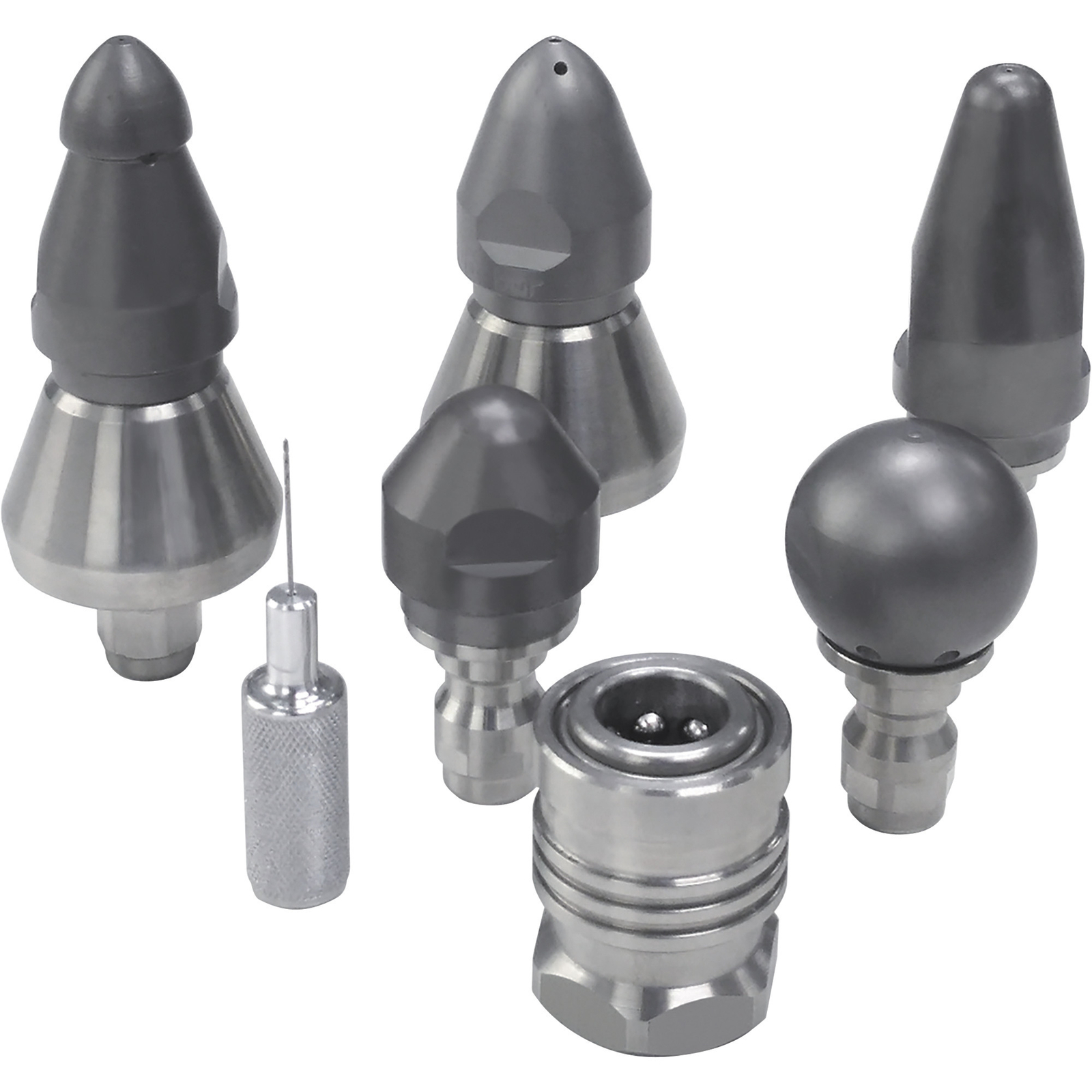 DTE Professional Quick-Connect Nozzle Kit, 7-Pc., 1/4in.