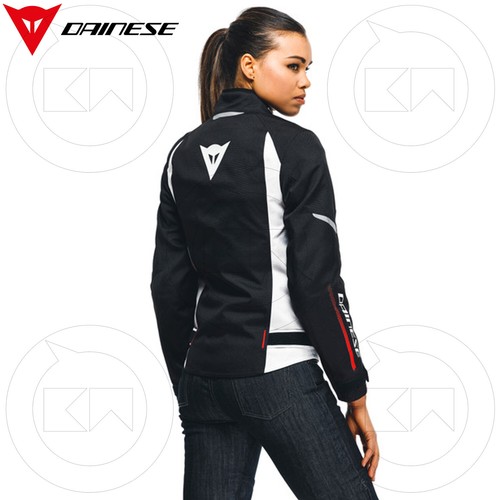 DAINESE GIACCA VELOCE LADY D-DRY DONNA MOTO IMPERMEABILE TERMICO PROTEZIONI NERO - Foto 7 di 18