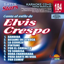 Karaoke Latin Stars 184 Elvis Crespo Vol.1
