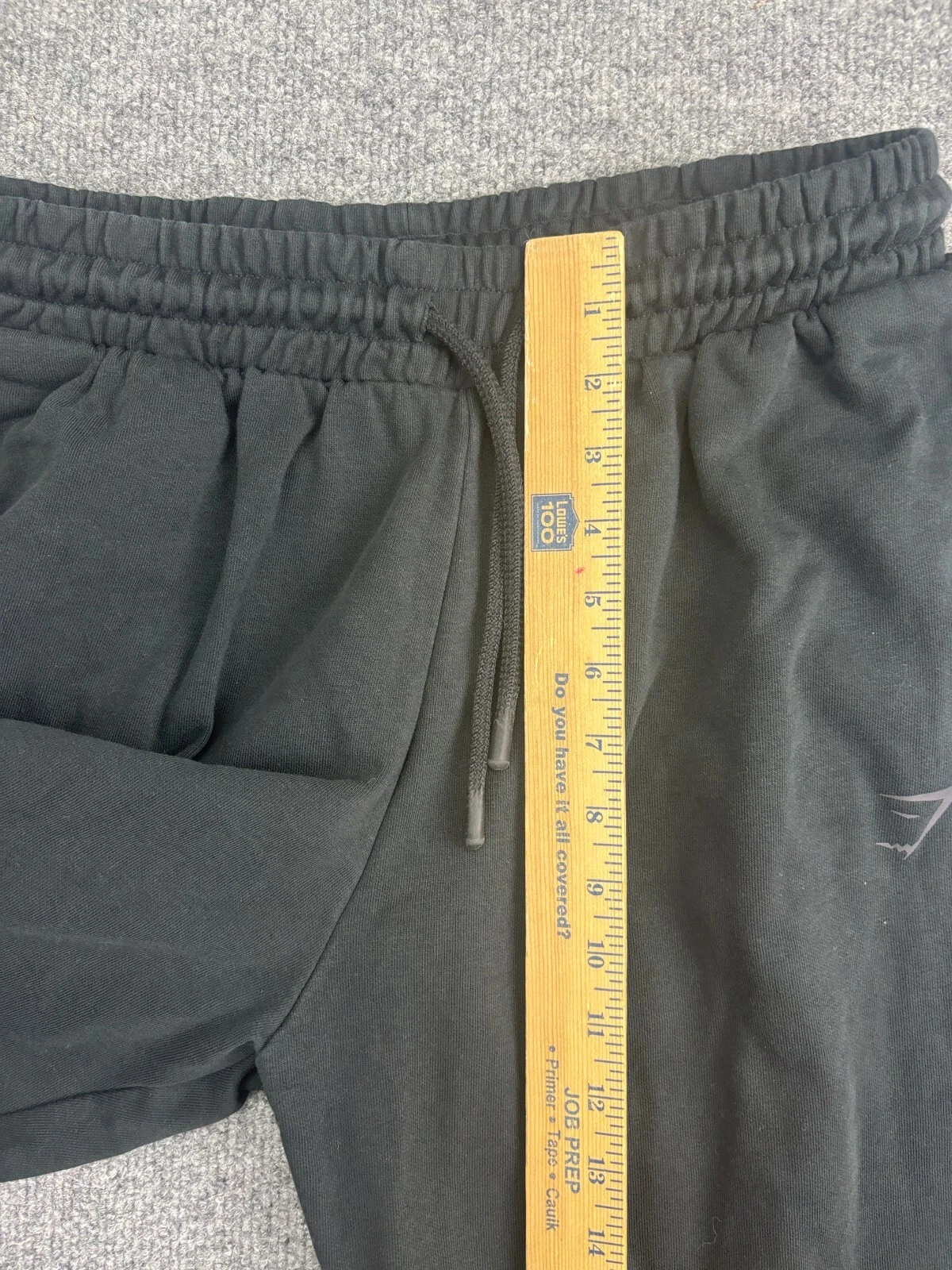 gymshark crest fleece pockets logo gym sweatpants