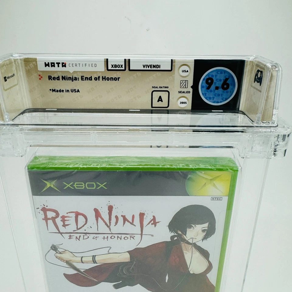 Red Ninja: End of Honor - Microsoft Xbox, 2005 NEW Sealed (not CGC) WATA 9.6 A - Image 2 of 4
