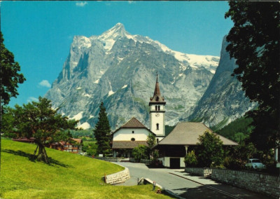 Suisse - Switzerland - Switzerland - Bernese Oberland - Grindelwald with Weatherhorn