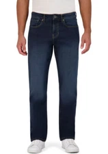Chaps Regular Fit Straight Jeans Mens Freedom Stretch Denim DEEP SEA