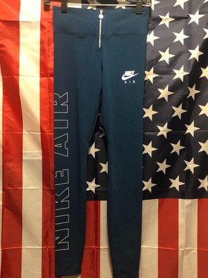 nike zip front leggings