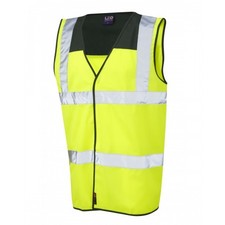 Leo Workwear Bradworthy Class 2 Bottle Yoke Hi Vis Waistcoat Pre
