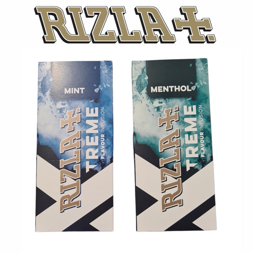 Rizla Xtreme Infusions Flavour Cards - Menthol Chill & Fresh Mint Flavour Cards