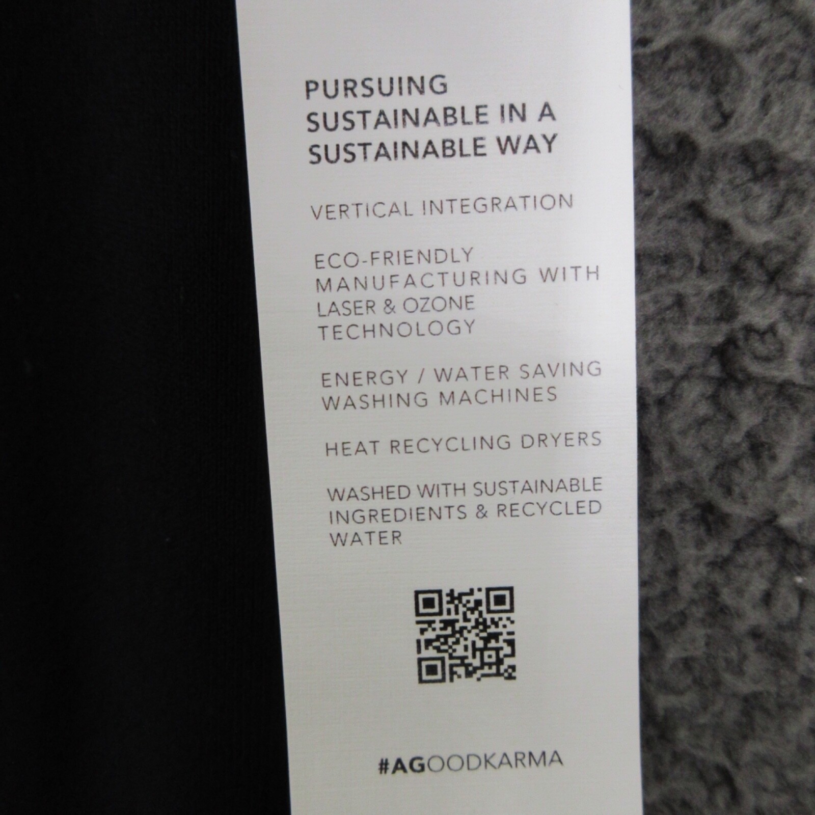 AG Basic Essentials Dress Women’s Large Black Cot… - image 8