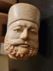 Vintage Meerschaum Turkish Bakelite Stem Tobacco Pipe, 9" — photo 2