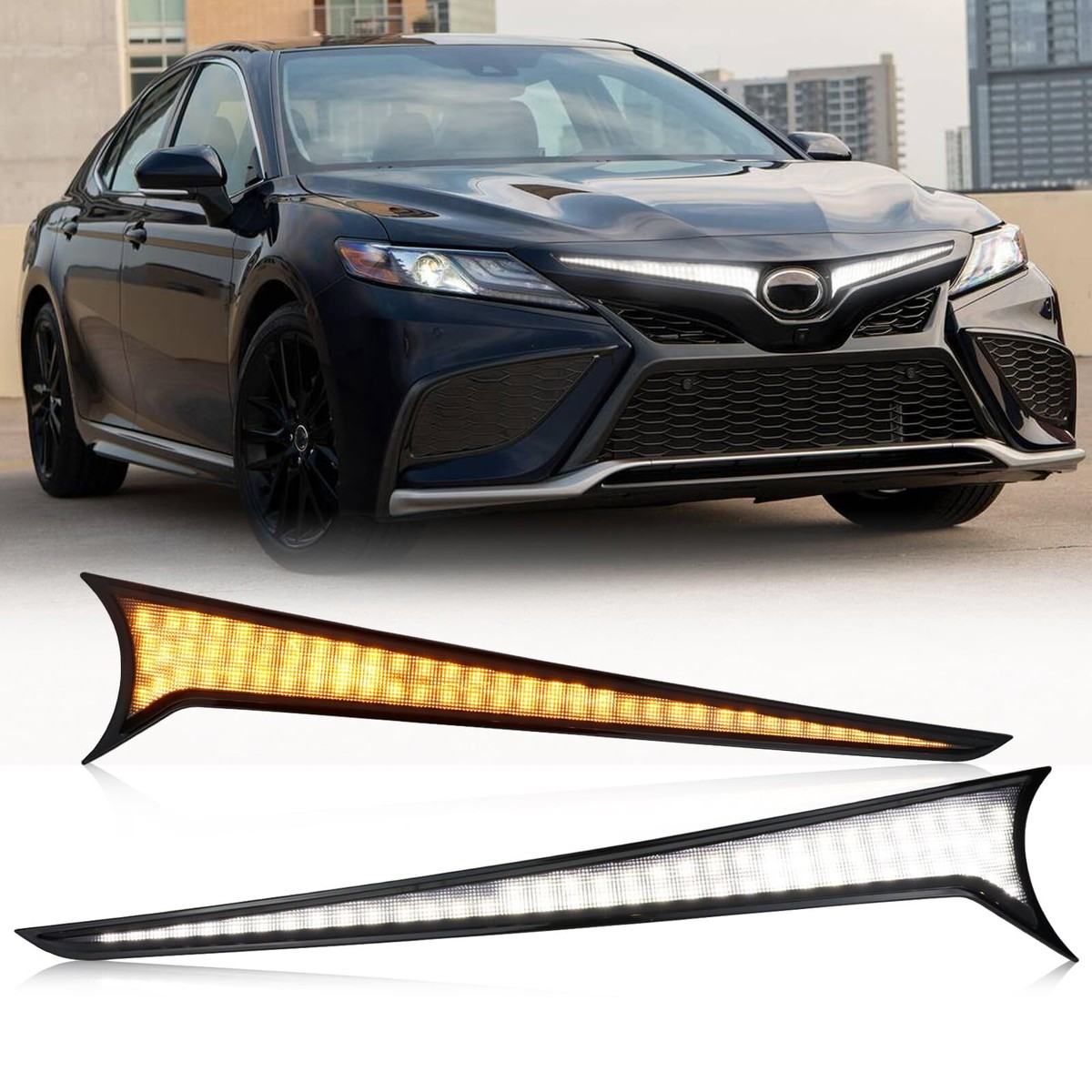LED DRL Daytime Running Light Grille Lamp Accessories for Toyota