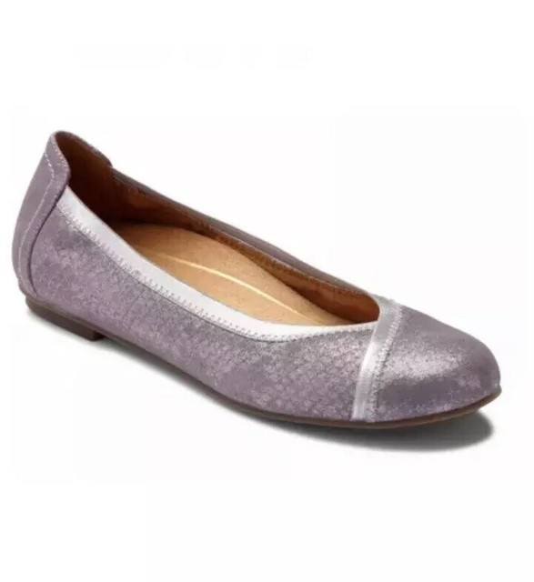 Vionic Caroll Ballet Flat, Women's, Size 8 Purple/Silver | eBay