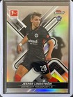 Jesper Lindstrom - 2022 Topps Finest Bundesliga - Silver Refractor - Rookie #56