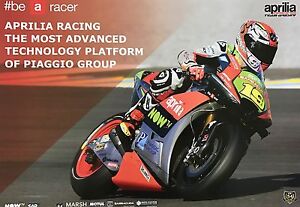 Alvaro Bautista Un Signed Aprilia 16 Poster Motogp Very Rare Ebay