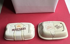 2 McDONALDS HAPPY MEAL TOY 1988 1990 HOTCAKES  SAUSAGE TRANSFORMER
