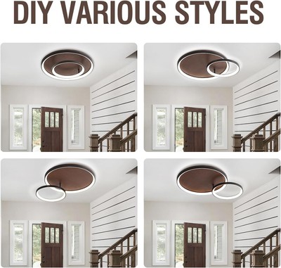 Modern Ceiling Light,Flush Mount Dimmable LED Kitchen Lighting Fixture Für Büro