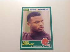 1989 Score  Eric Metcalf RC  Rookie
