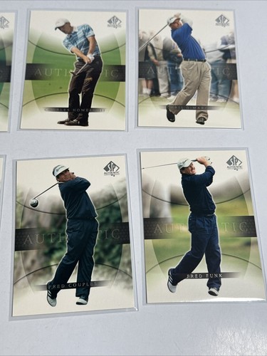 2004 UPPER DECK SP AUTHENTIC GOLF CARD SET COMPLETE 1-37 Tiger Woods NM-MT - Picture 10 of 21
