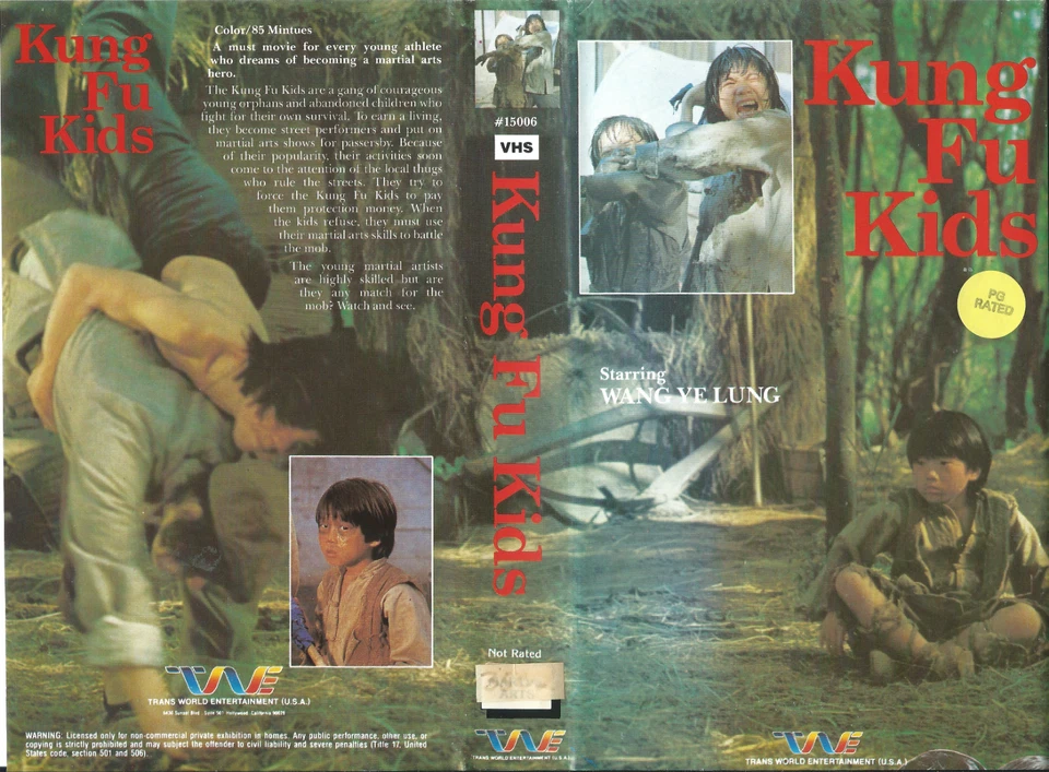 Kung Fu Kids (VHS, 1980) Very Rare Video, OOP, HtF, FREE SHIPPING USA - Image 3 of 4