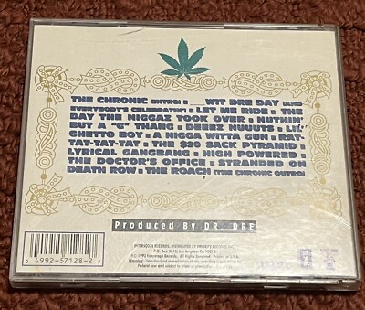 Dr. Dre ‎- The Chronic | CD, Original 1992, Death Row Record (D2