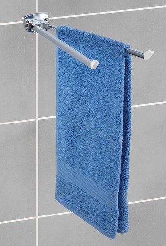 WENKO Wand Handtuch Halter BASIC Edelstahl Bad Stange Wand Badetuch 40 cm WC - Bild 3 von 4