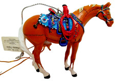 Rare 2003 Retired Trail of Painted Ponies Happy Trails Christmas Ornament 1531