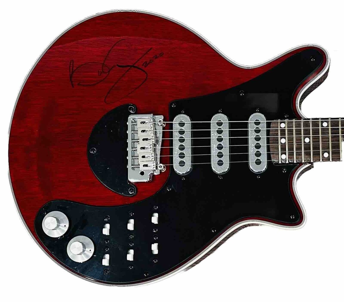 Queen Signed Guitar Brian May Autographed Guitar BMG Special Queen Signed Guitar Brian May Autographed Guitar BMG Special