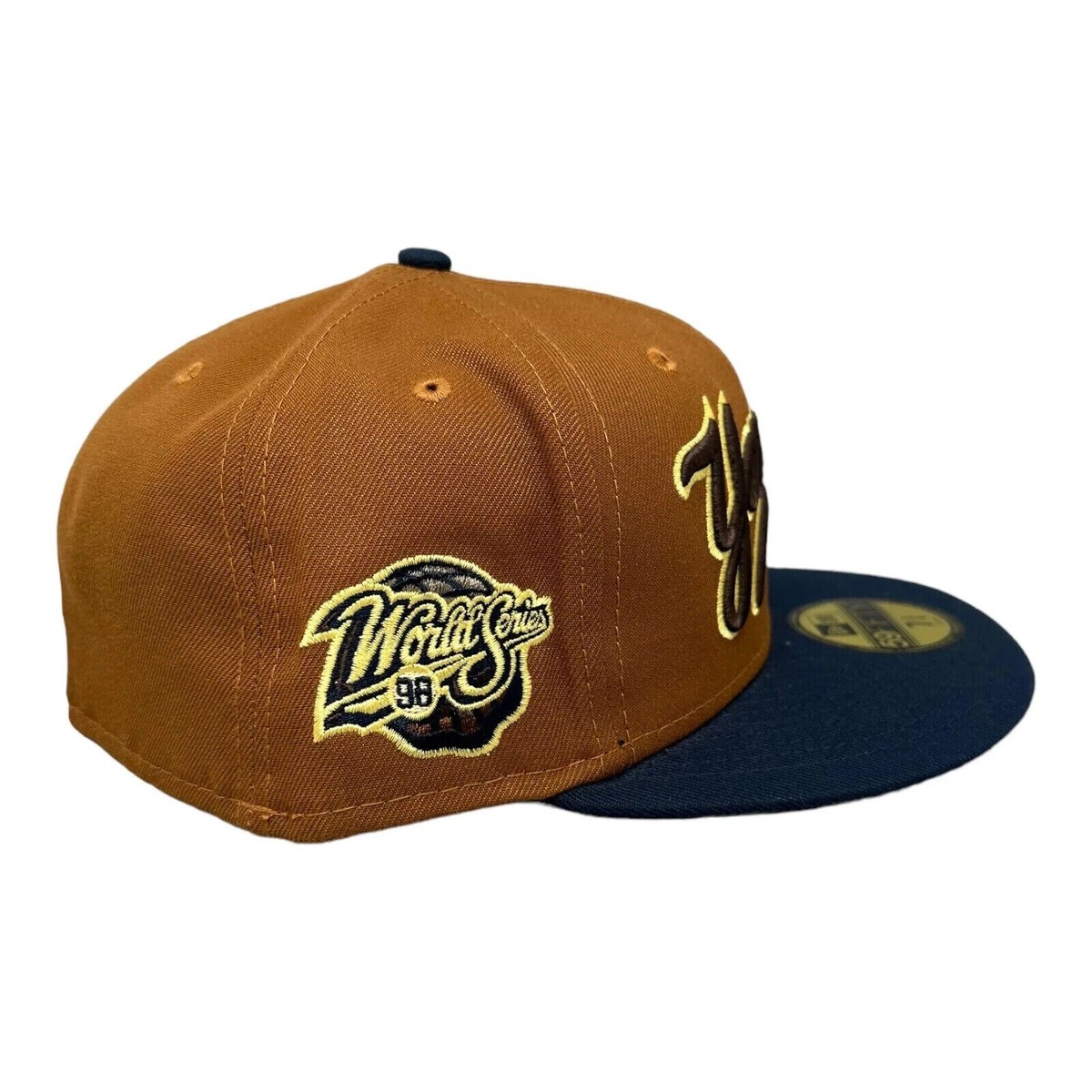 NEW YORK YANKEES HAT NEW ERA 59FIFTY 98 WORLD SERIES BROWN