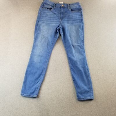 Universal Threads Jeans Women's Sz 14/32R Stretch Mat. LightWash Normcore Cute