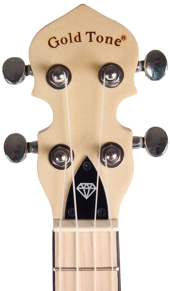 GOLD TONE LGLT-D Little Gem Banjo Ukulele Concert Clear Acrylic - Diamond w/ BAG - Image 2 of 4