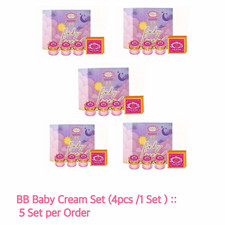 5Sets BB Baby Cream- Moisturizing, Glowing, Protecting, Nourishing Facial Cream