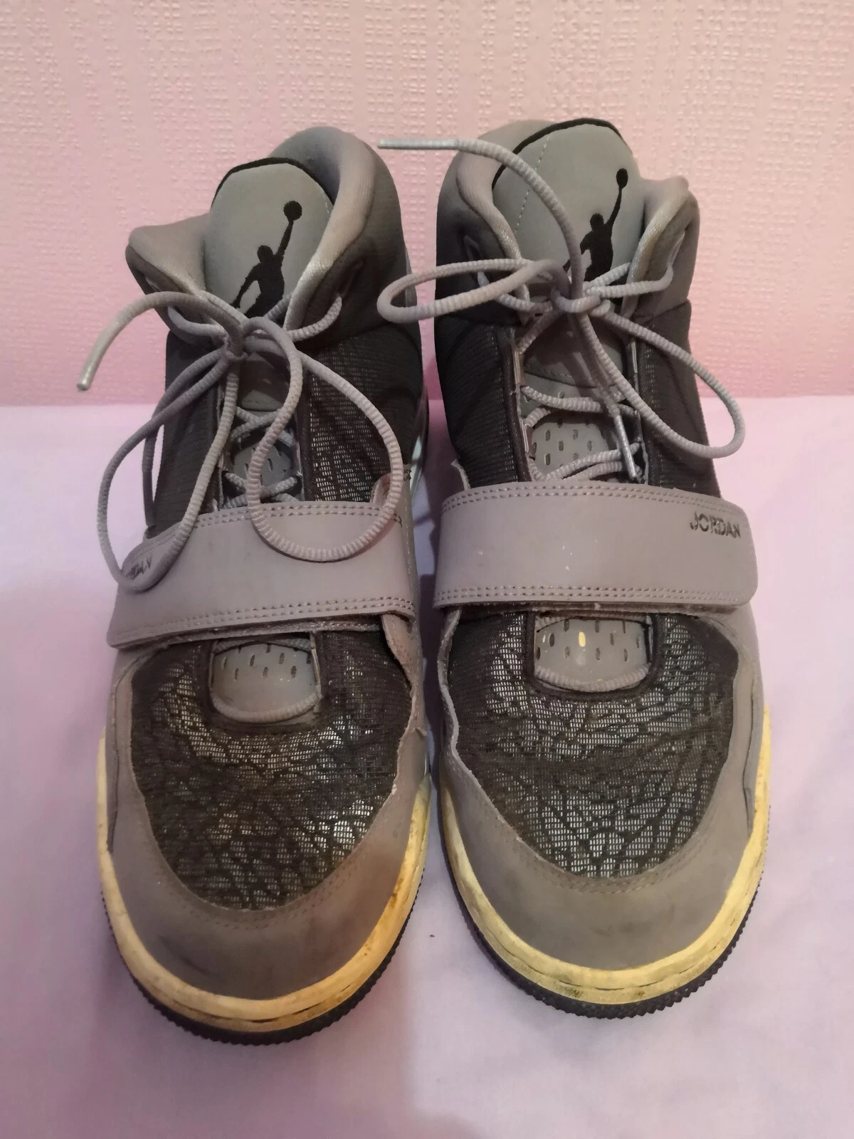 Nike Jordan Flight Club 90 scarpe sneakers 602661 003 grigio uomo taglia UK 11