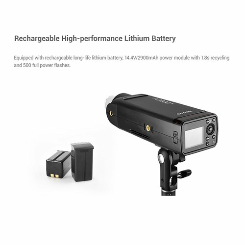 US Godox AD200Pro TTL Flash Speedlite SR1 Round Head Adatper AK-R1 Color Gel Kit - Picture 7 of 12