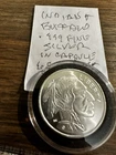 Indian Head Buffalo 1 Oz 0.999 Fine Silver Round