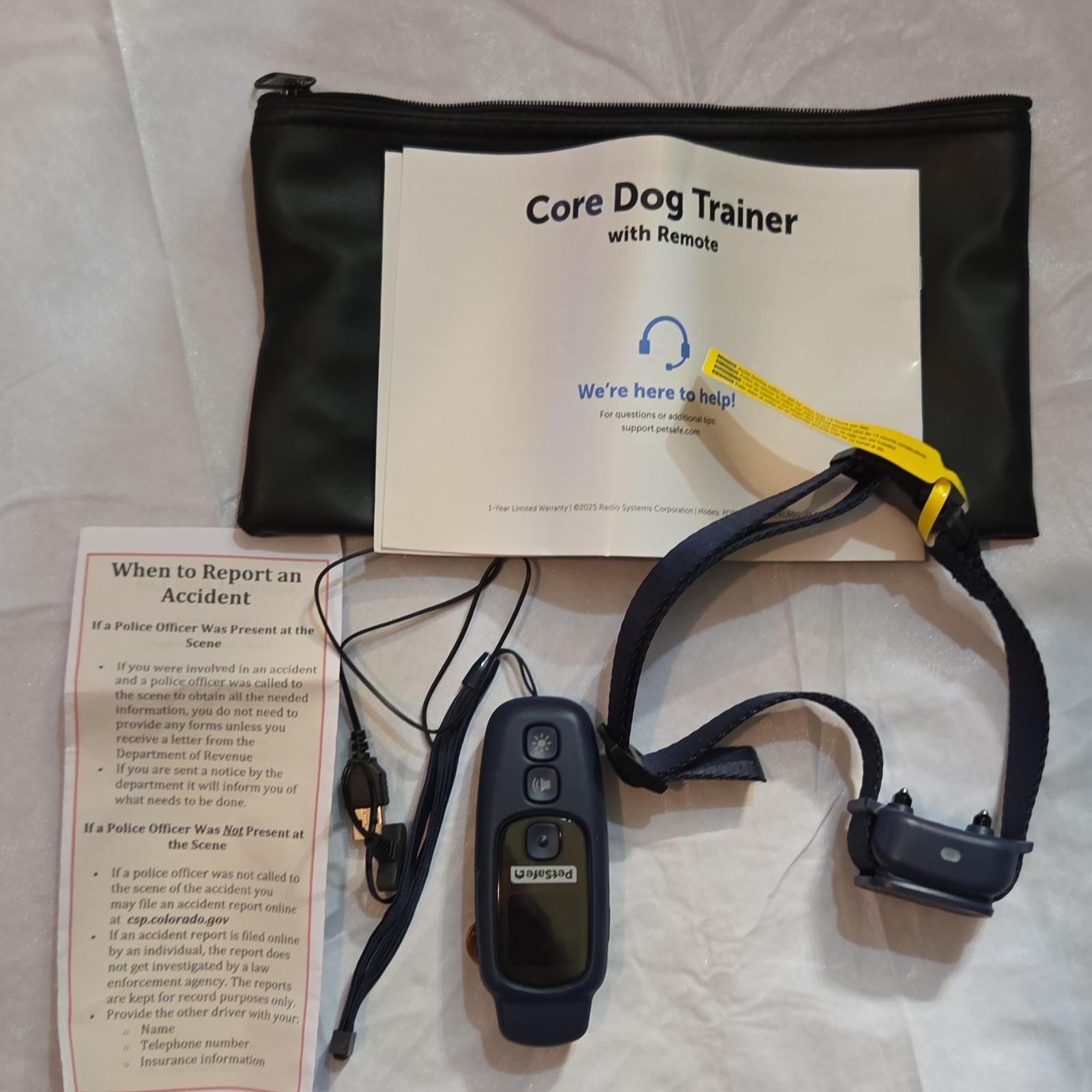 PetSafe Core Dog Trainer Remote Collar Blue RFA-656 Accessor